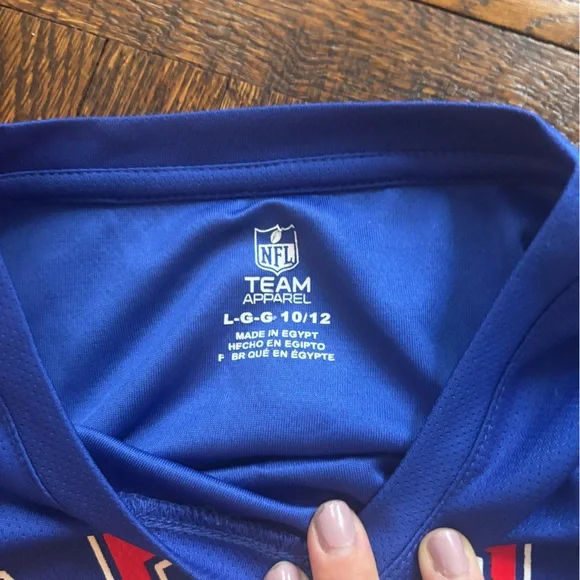 NFL Buffalo Bills Blue and Red Short Sleeve Tee - Picture 3 of 3